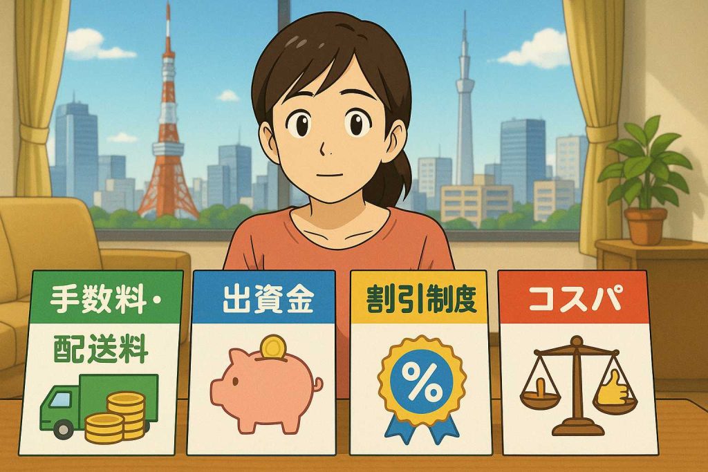 東京の生協宅配6社を項目別に比較