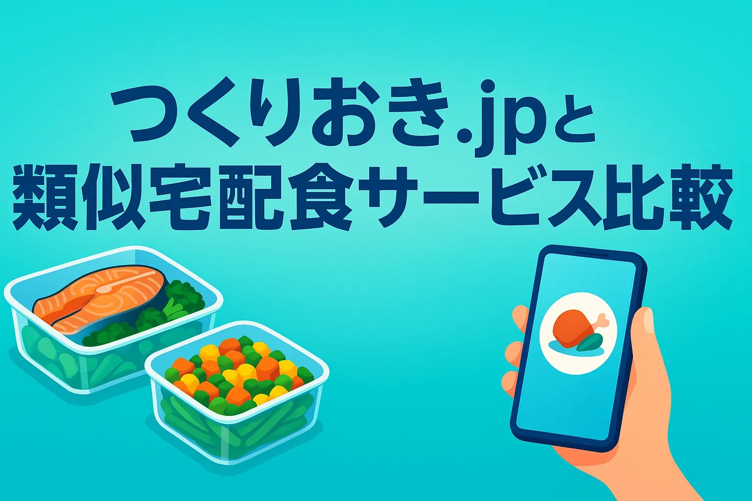 つくりおき.jpと類似宅配食サービス5社を比較！コスパ最強のおすすめサービス決定【評判は？】